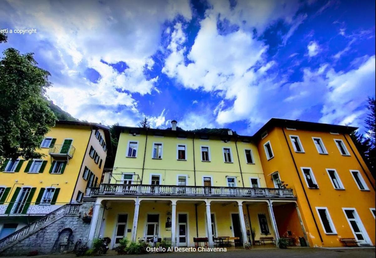 Ostello Al Deserto Chiavenna Bagian luar foto
